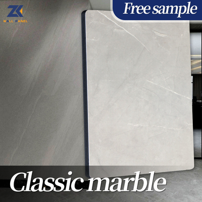 Carbon Crystal Board Simulation Waterproof Marble Wood Veneer Wall Panel