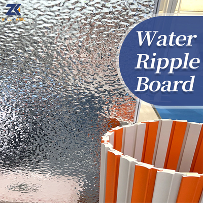 Wasser-Kräuselung PVC-Laminats-Schicht-Bambusfaser-Wände
