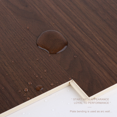 Office Indoor WPC Slotted Wood Veneer Wall Panel Moisture Proof